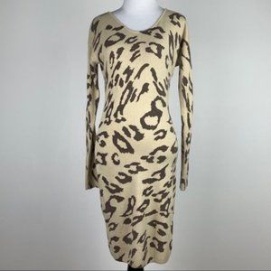 gianni bini GB Junior sweater dress size L brown